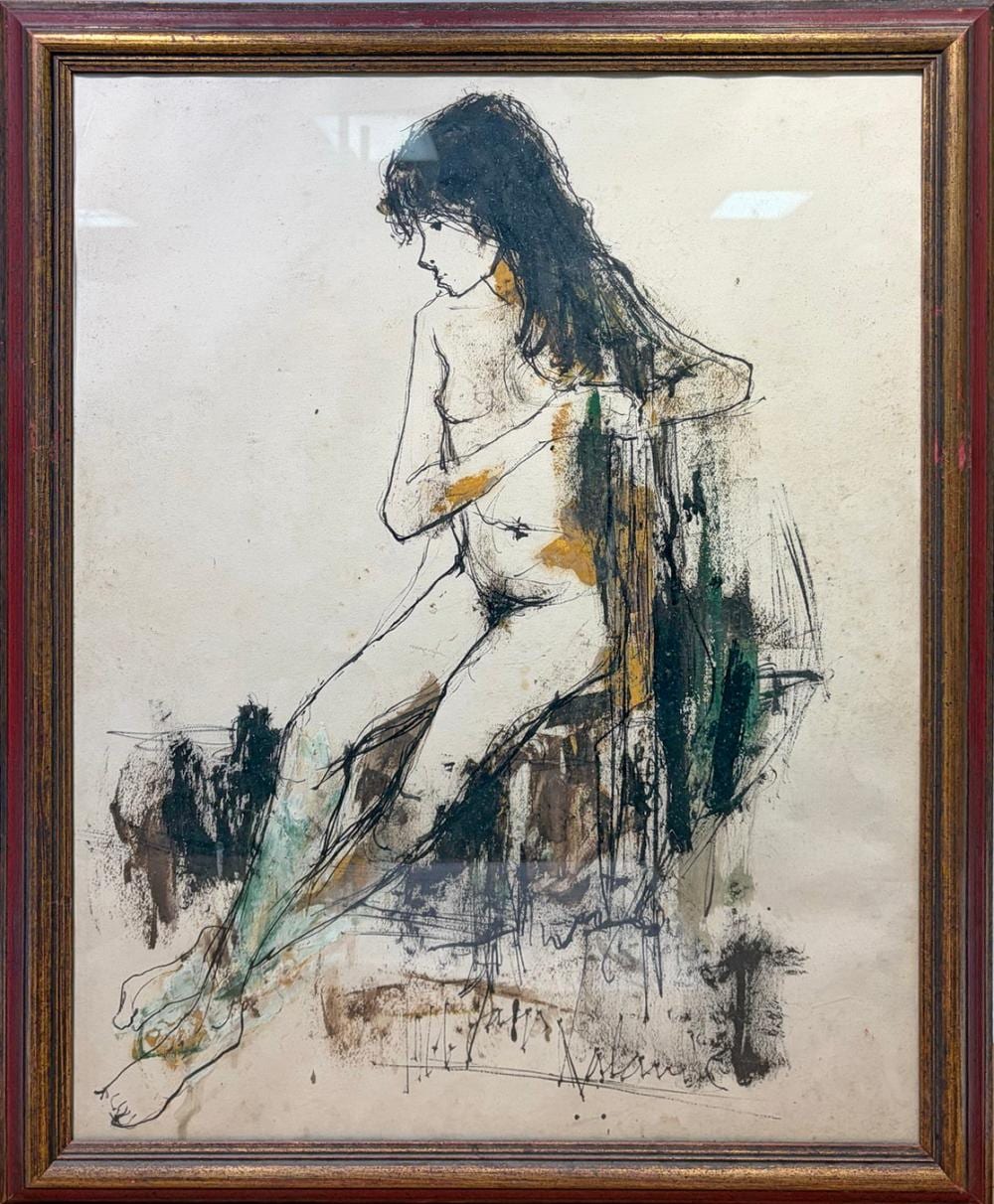 Jacques Lalande comparable auction result: jacques lalande 1921 2003 mixed media on paper