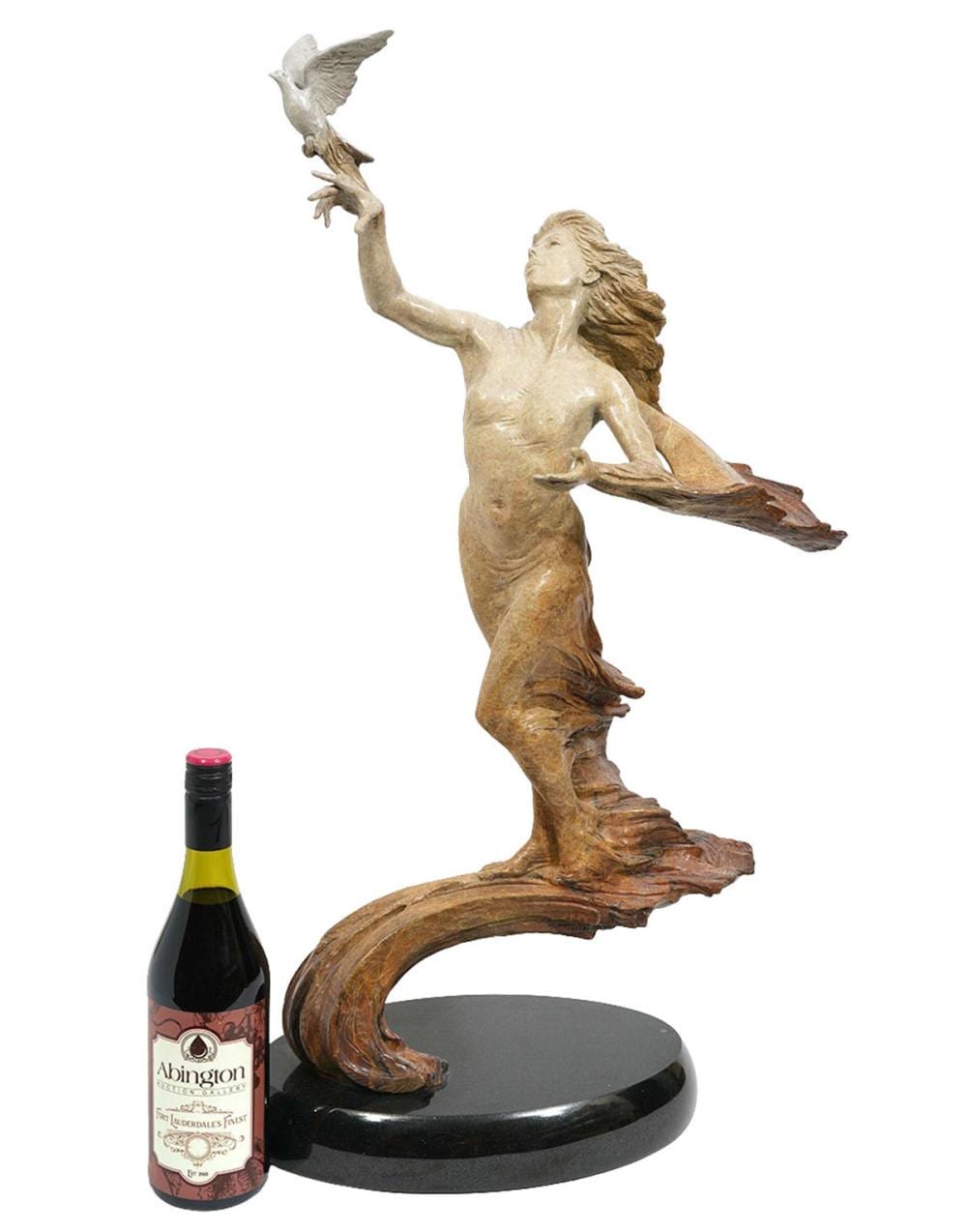 Martin Eichinger 'Wings of Hope' Bronze Sculpture sold by Abington Auction Gallery, lot 14 — auction record photograph