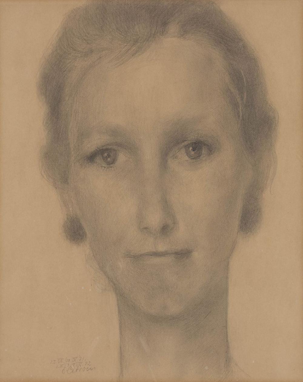 paul citroen 1896 1983 portret van een jonge vrouw · Veilinghuis Onder de Boompjes · 2026-03-23 Paul Citroen comparable auction result: paul citroen 1896 1983 portret van een jonge vrouw