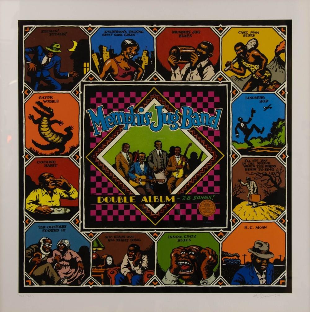robert crumb 1943 memphis jug band double album · Veilinghuis Onder de Boompjes · 2026-03-23 Robert Crumb comparable auction result: robert crumb 1943 memphis jug band double album