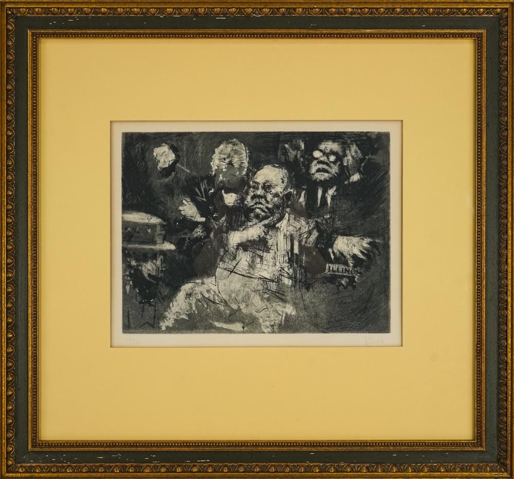 Jack Levine comparable auction result: jack levine am 1915 2010 election night