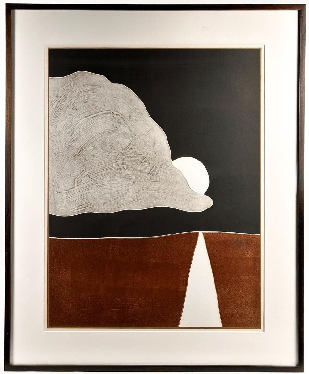 Peter Keefer comparable auction result: peter keefer b 1933 framed screenprint moonlight xlvi ed 5 250