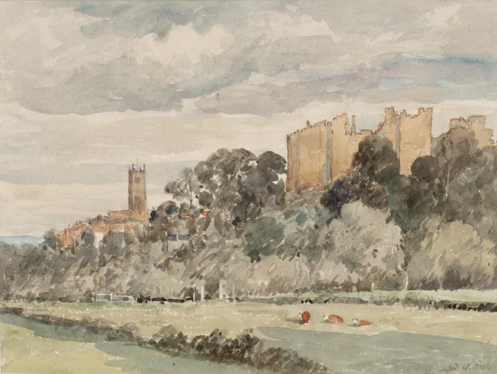 Alfred William Rich comparable auction result: alfred william rich 1856 1921 arundel signed watercolour 25 x 34cm
