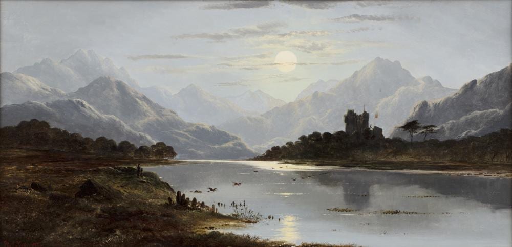 Charles Leslie comparable auction result: charles leslie 1835 1890 rosshire signed and dated 1879 also inscribed to stretcher verso oil on canvas 29 x 59 5cm