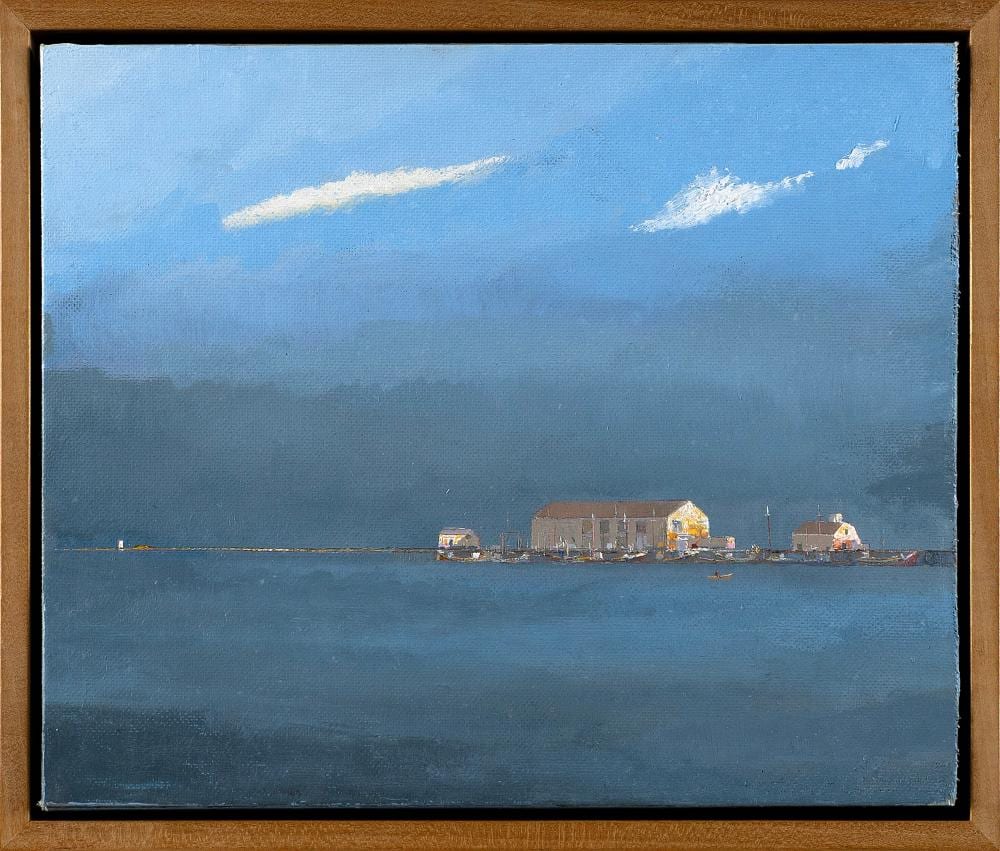 Arthur Morris Cohen comparable auction result: arthur morris cohen new york 1928 2012 macmillan wharf provincetown massachusetts oil on canvas board 9 x 10 75 framed 10 x 12
