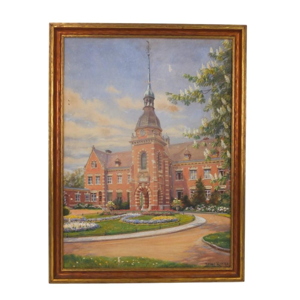 bruno richter watercolor stuivenberg hospital · Orion Antiques · 2026-03-27 Bruno Richter comparable auction result: bruno richter watercolor stuivenberg hospital