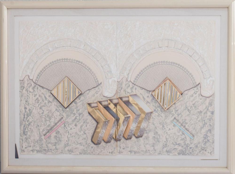 Luis Mazorra comparable auction result: luis mazorra trifocal 47 b mixed media