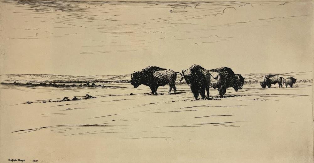 hans kleiber buffalo days · Kiechel Auction · 2026-04-11 Hans Kleiber comparable auction result: hans kleiber buffalo days