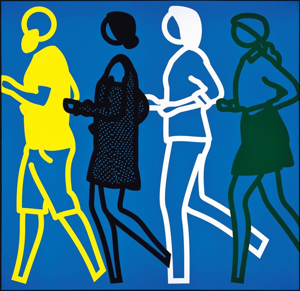 Julian Opie 1958- , British comparable sale