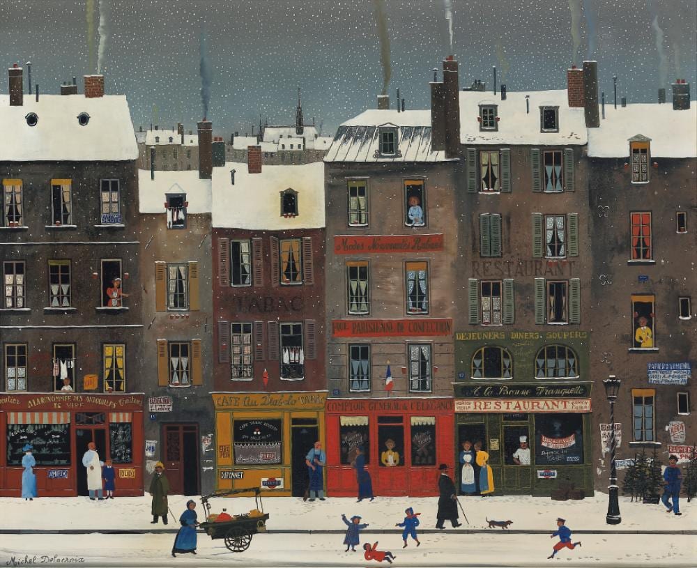 Michel Delacroix 1933- , French comparable sale