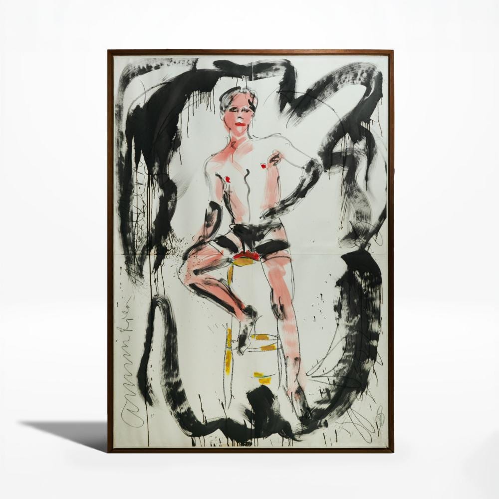 Luciano Castelli comparable auction result: luciano castelli b 1951 amiti mollinier 1982