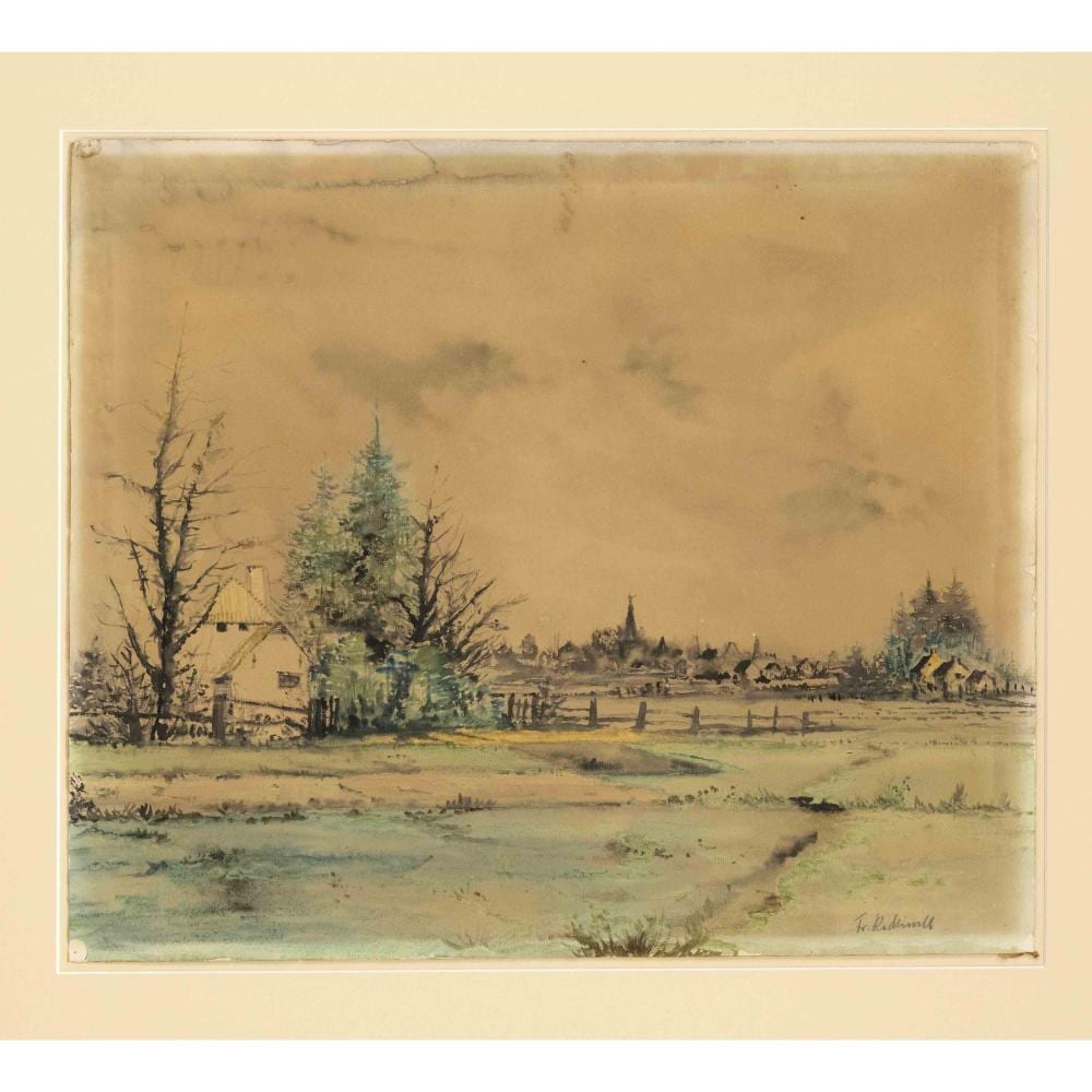 Franz Radziwill comparable auction result: franz radziwill 1895 1983 ger