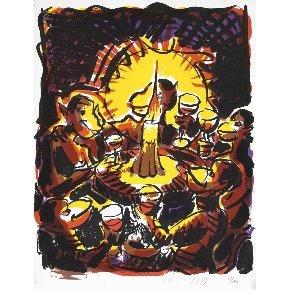 Jörg Immendorff comparable auction result: j rg immendorff 1945 2007 wi