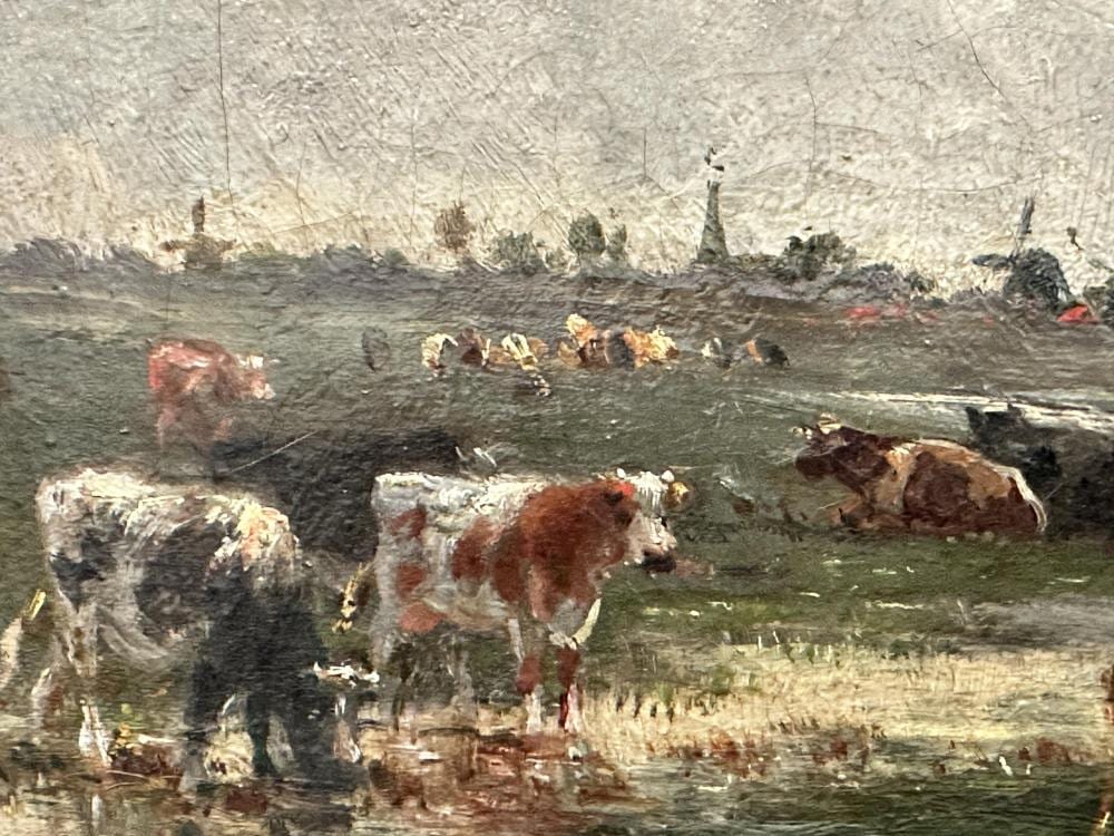louis robbe 1806 1887 paysanne et son troupeau de vaches huile sur toile dimensions 38 x 52 cm · MJV Soudant · 2026-03-29 Louis Robbe comparable auction result: louis robbe 1806 1887 paysanne et son troupeau de vaches huile sur toile dimensions 38 x 52 cm