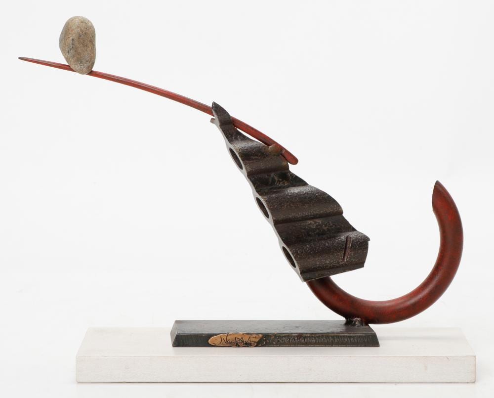 John Van Alstine comparable auction result: john van alstine american b 1952 abstract sculpture h 11