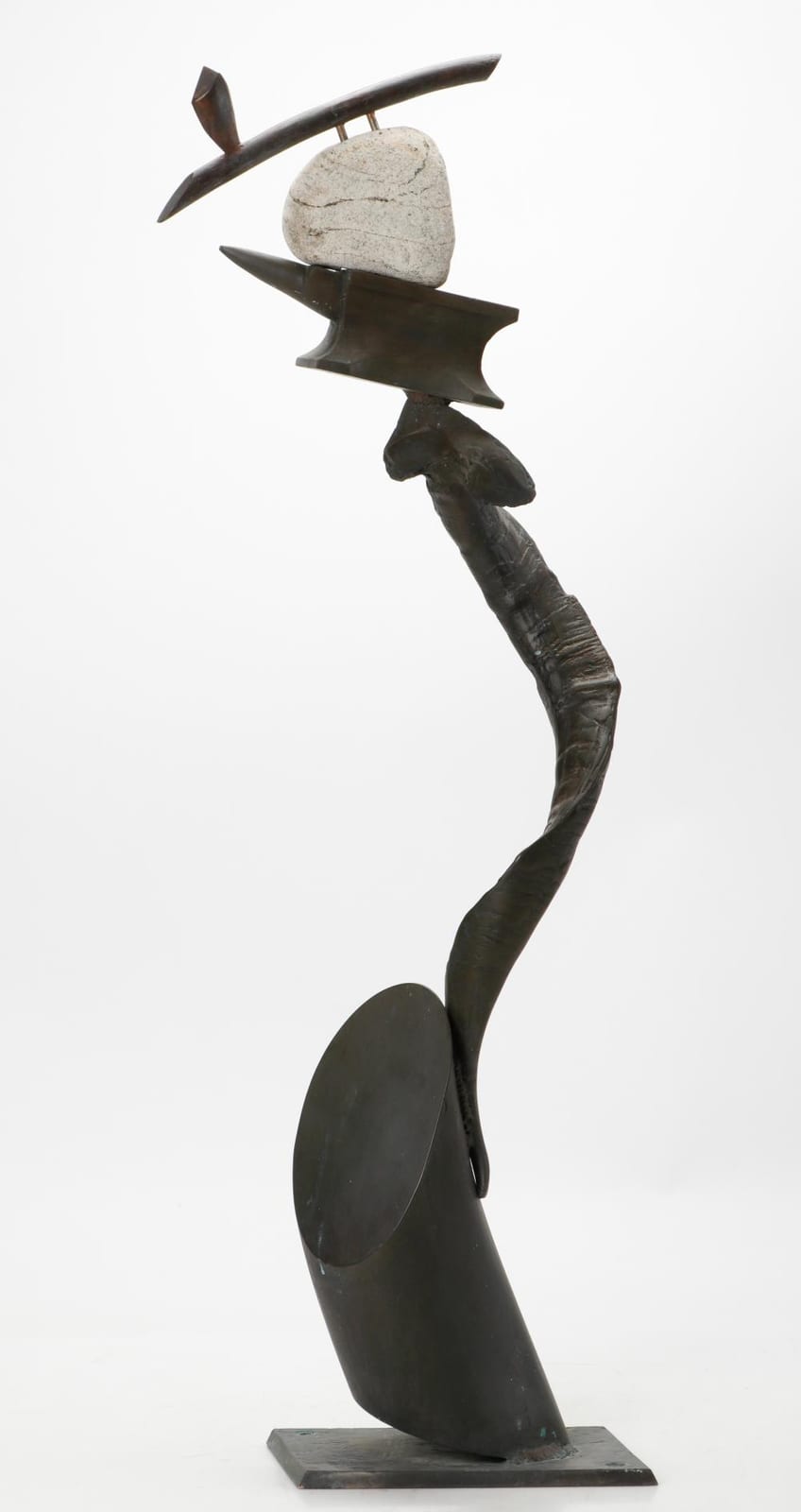 John Van Alstine comparable auction result: john van alstine american b 1952 abstract sculpture h 42