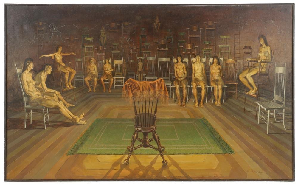 paul gorka american b 1931 large painting 44 x 74 · Material Culture · 2026-04-14 Paul Gorka comparable auction result: paul gorka american b 1931 large painting 44 x 74