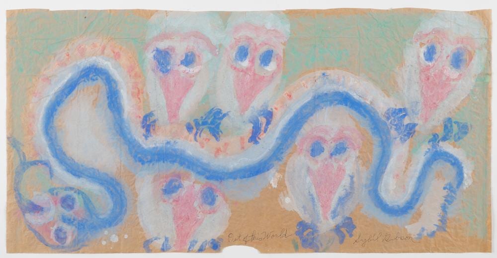 sybil gibson american 1908 1995 out of this world mixed media 19 x 38 · Material Culture · 2026-04-14 Sybil Gibson comparable auction result: sybil gibson american 1908 1995 out of this world mixed media 19 x 38