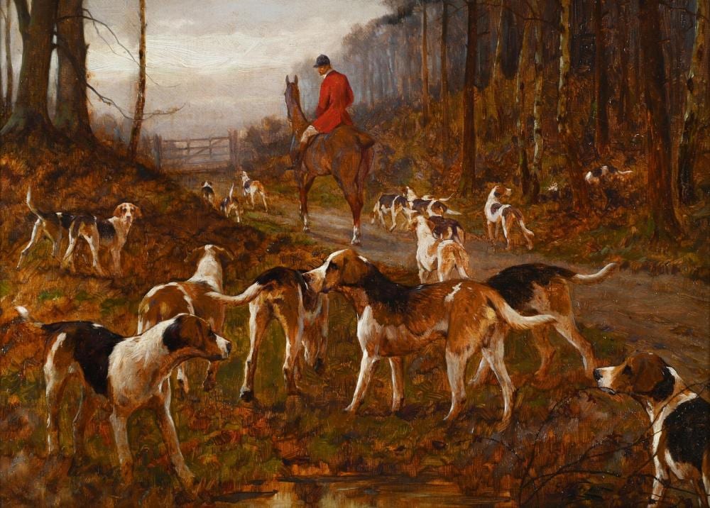 George (1860) Wright comparable auction result: george wright british 1860 1942 gone to ground