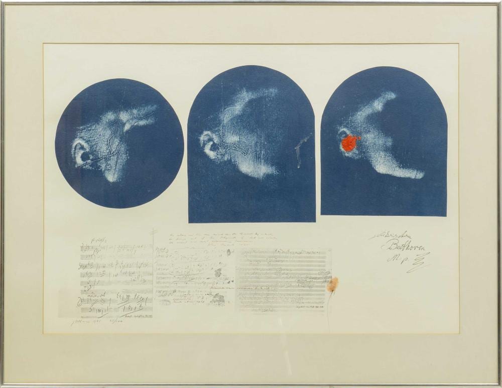 Judith Mason comparable auction result: judith mason sa 1938 2016 lithograph beethoven signed dated 1981 numbered 25 100 in pencil 49 x 70 sheet size