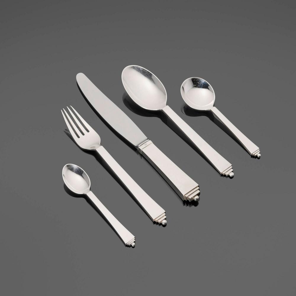 Harald Nielsen comparable auction result: harald nielsen pyramid flatware service