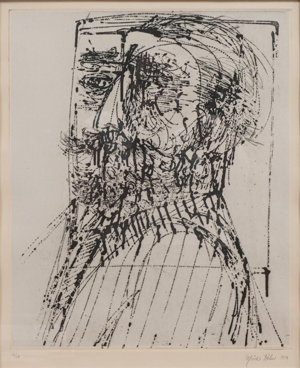 Misch Kohn comparable auction result: misch kohn american 1916 2003 untitled bearded man etching signed and dated 1974 l r and numbered 12 25 l l frame 29 1 4 x 25 3 4 in 74 3 x 65 4 cm