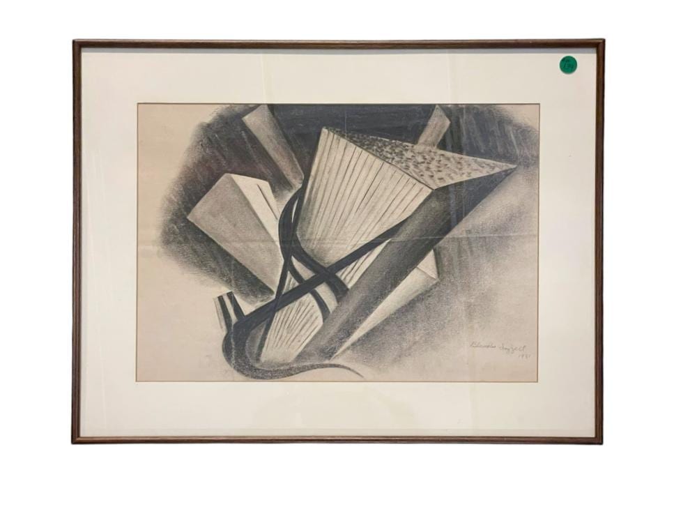 Blanche Lazzell comparable auction result: blanche lazzell 1878 1956 original charcoal