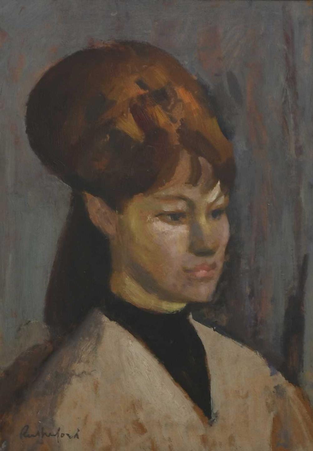 Harry Rutherford comparable auction result: harry rutherford 1903 1985 portrait of