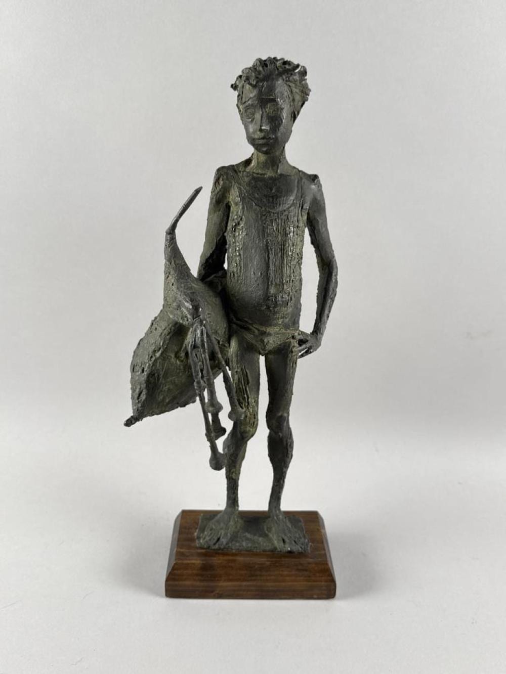 Bruno Lucchesi comparable auction result: bruno lucchesi italy new york 1926 standing boy bronze height 17 5