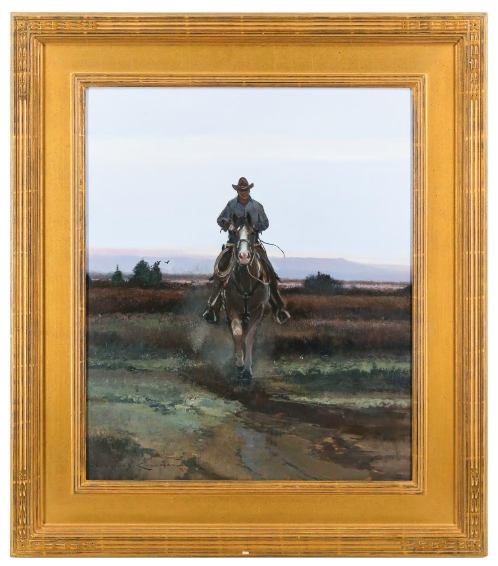 Nicholas Coleman comparable auction result: nicholas coleman daybreaker oil on canvas