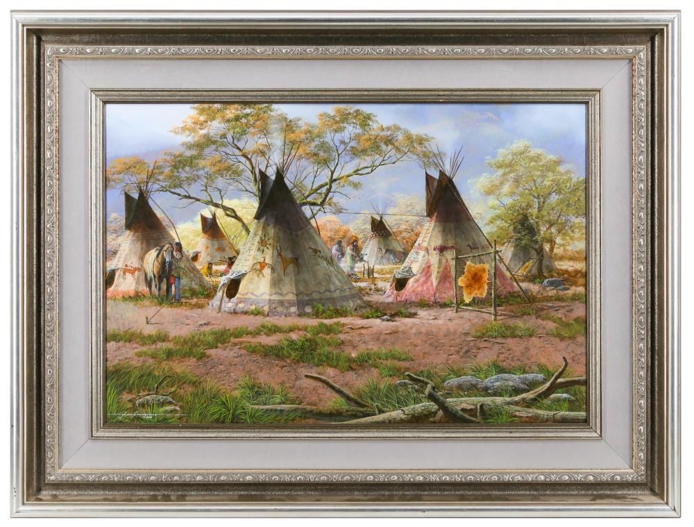 frank magsino chores acrylic on board · Bradford's · 2026-05-03 Frank Magsino comparable auction result: frank magsino chores acrylic on board