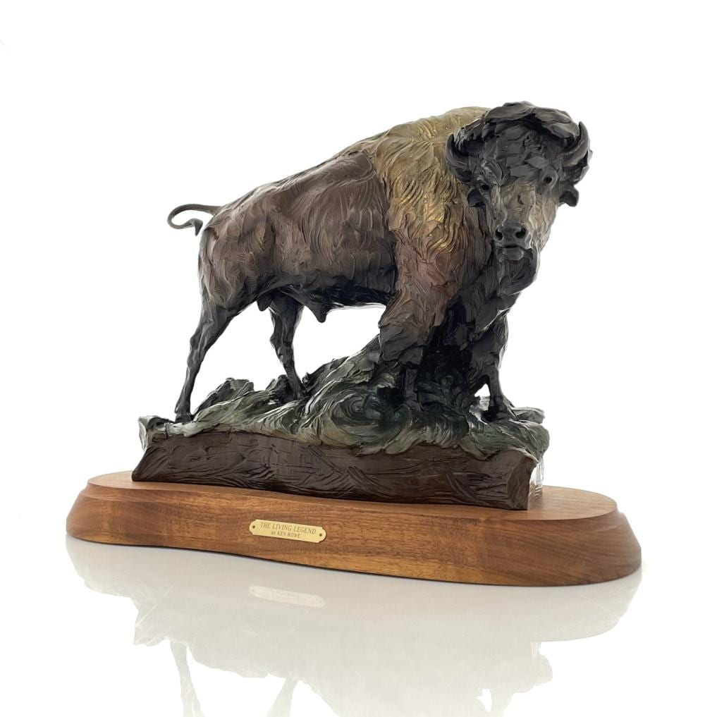 Ken Rowe comparable auction result: ken rowe the living legend bronze sculpture