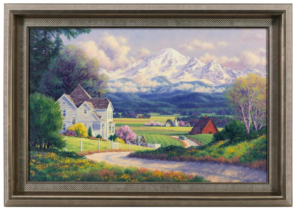 Randy Van Beek comparable auction result: randy van beek mount baker grandeur oil on canvas