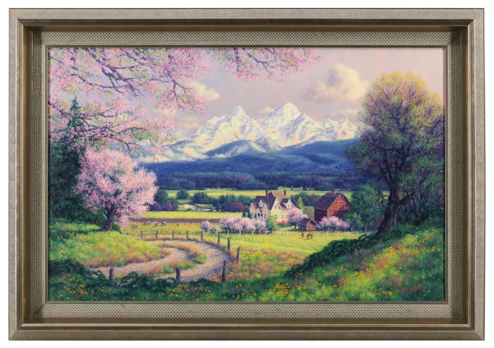 Randy Van Beek comparable auction result: randy van beek twin sisters elegance oil on canvas