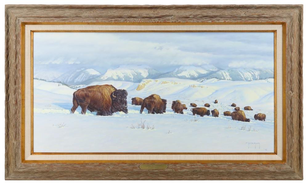 robert duncan lords of winter oil on board · Bradford's · 2026-05-03 Robert Duncan comparable auction result: robert duncan lords of winter oil on board