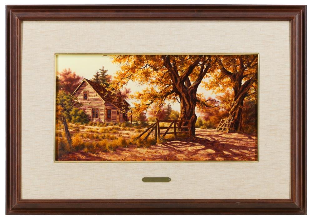 Randy Van Beek comparable auction result: randy van beek end of the road oil on board