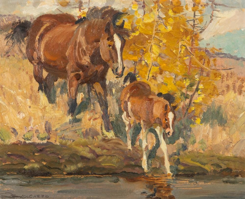 Robert Elmer Lougheed comparable auction result: robert elmer lougheed canadian 1910 1982