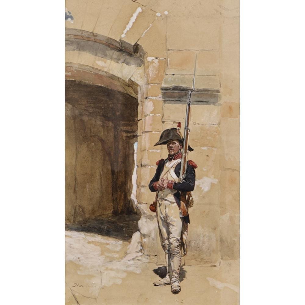 Ernest Meissonier comparable auction result: ernest meissonier french 1815 1891