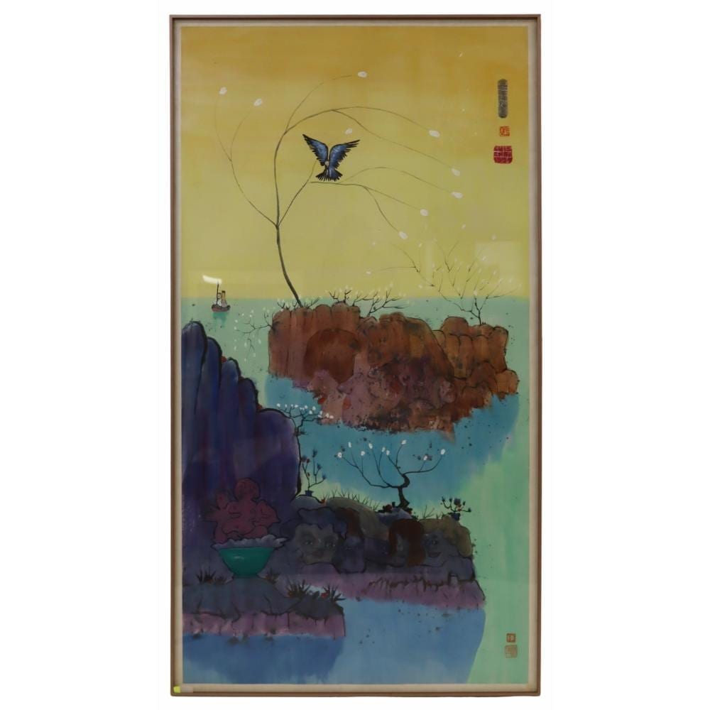 Luis Chan comparable auction result: luis chan china 1901 1995