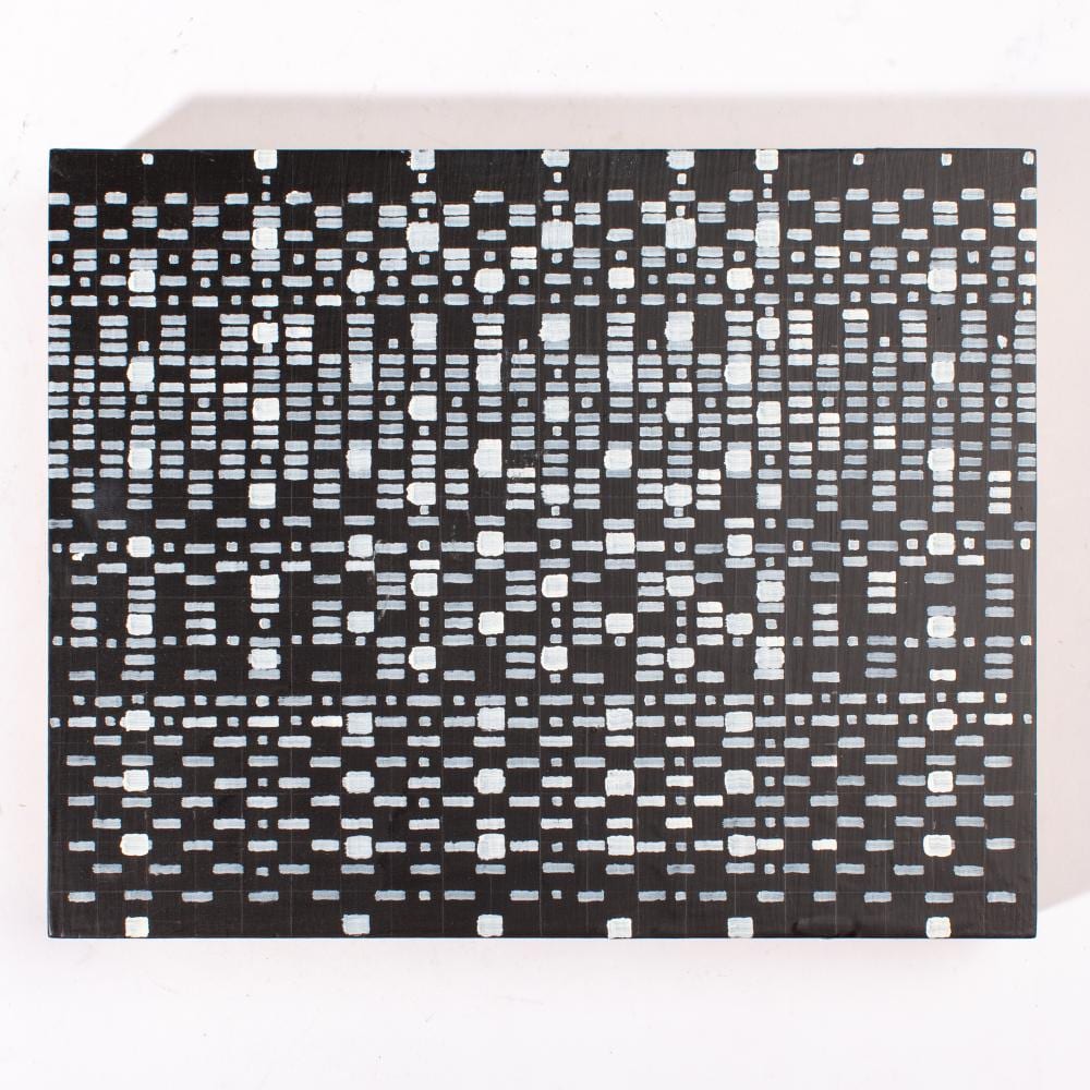 Ken Kelly comparable auction result: ken kelly wa base 12 oil and enamel on panel