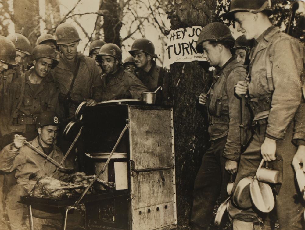 Robert Capa comparable auction result: robert capa 1913 1954 thanksgiving day 1944