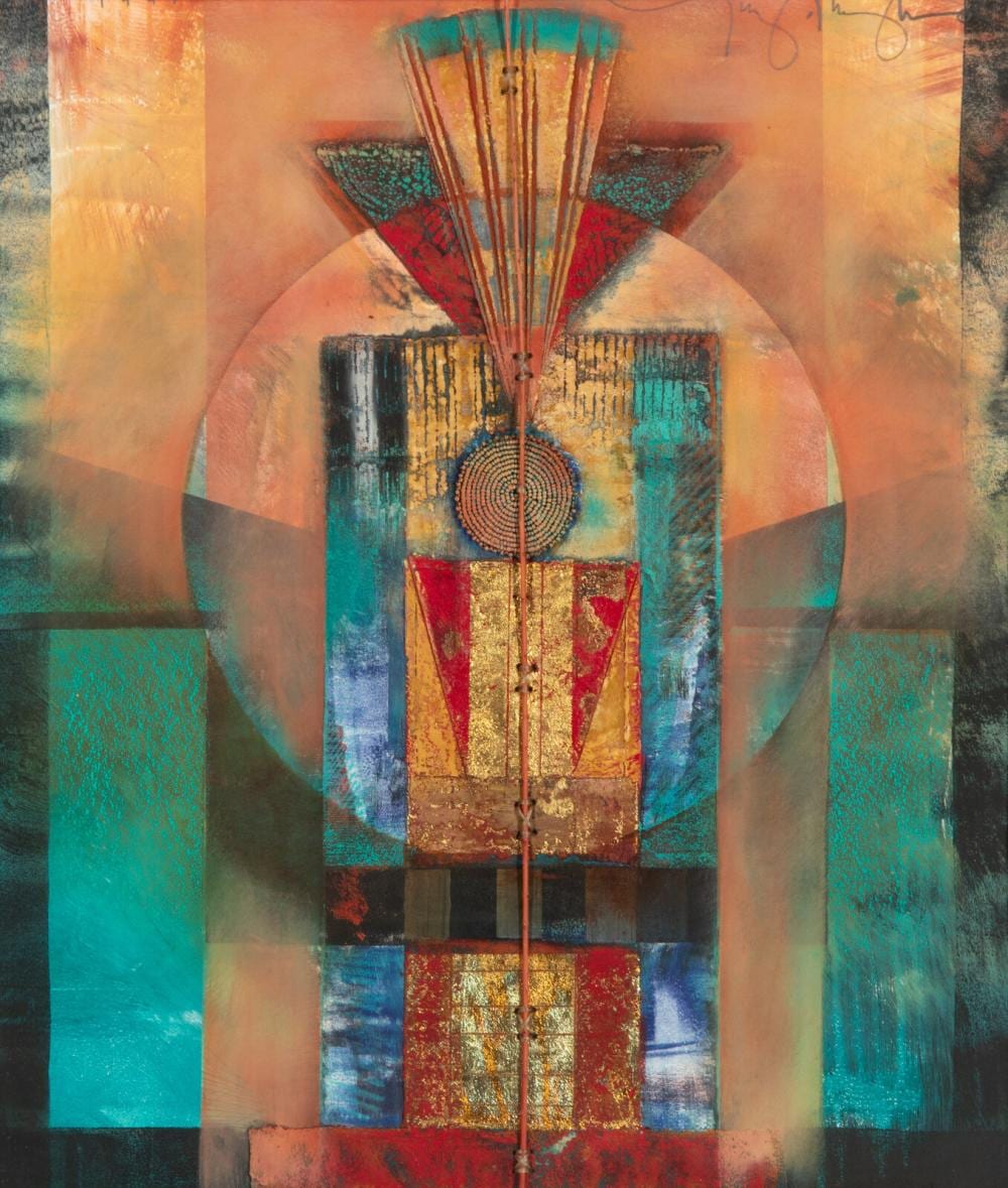 Tony Abeyta comparable auction result: tony abeyta din b 1965 untitled