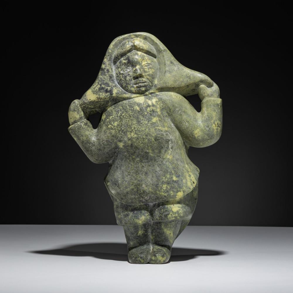 Kaka Ashoona comparable auction result: kaka ashoona inuit kinngait 1928 1996 woman
