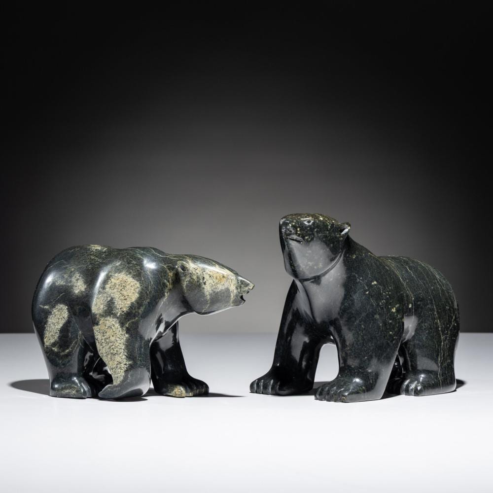 Ohito Ashoona comparable auction result: ohito ashoona inuit kinngait b 1952 bears