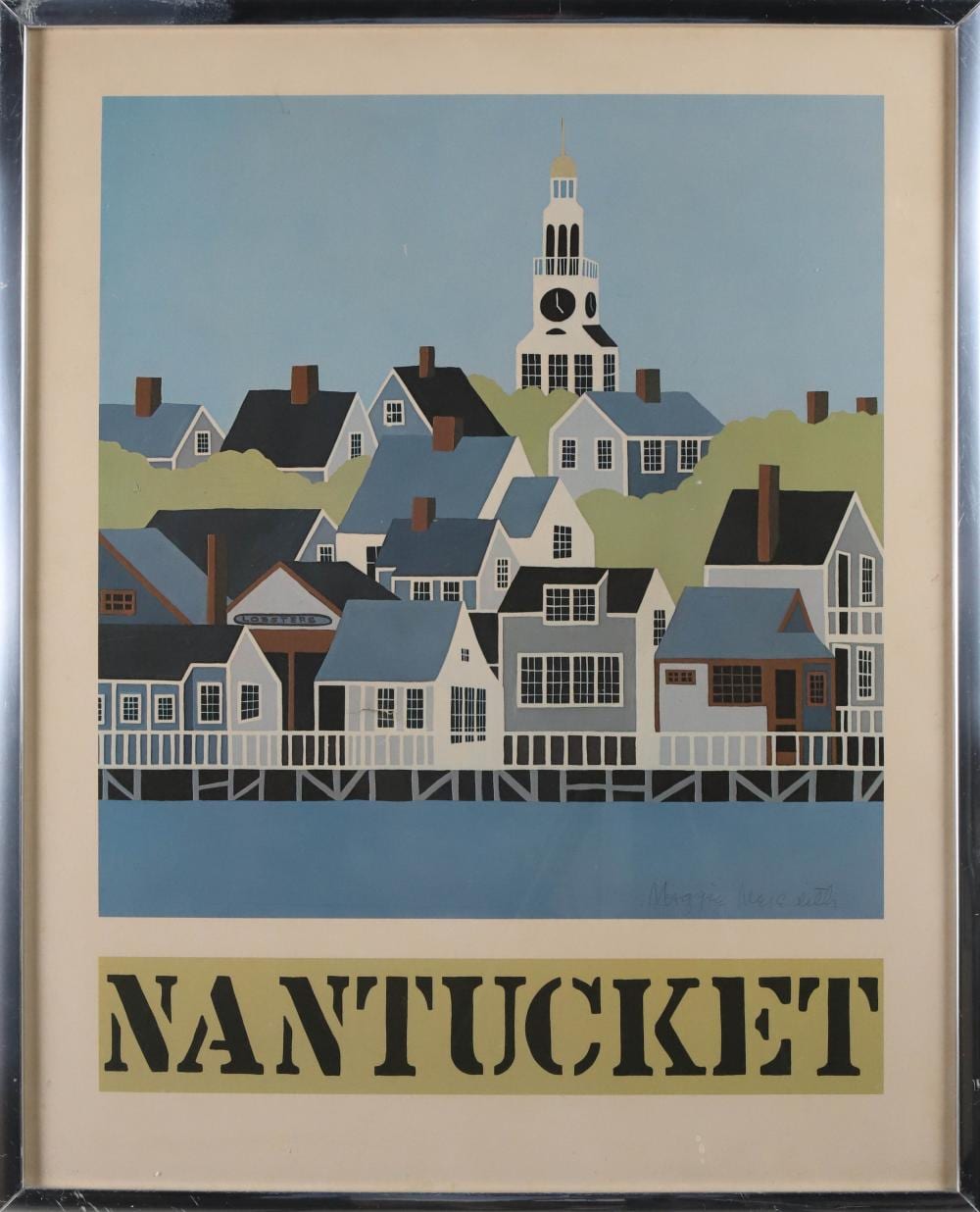 Maggie Meredith comparable auction result: maggie meredith nantucket poster
