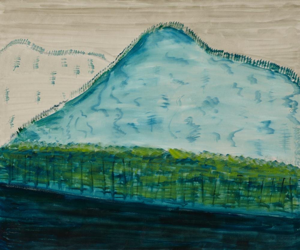 Milton Avery comparable auction result: milton avery 1885 1965 mountain and lake oil on canvas42 x 50 in 106