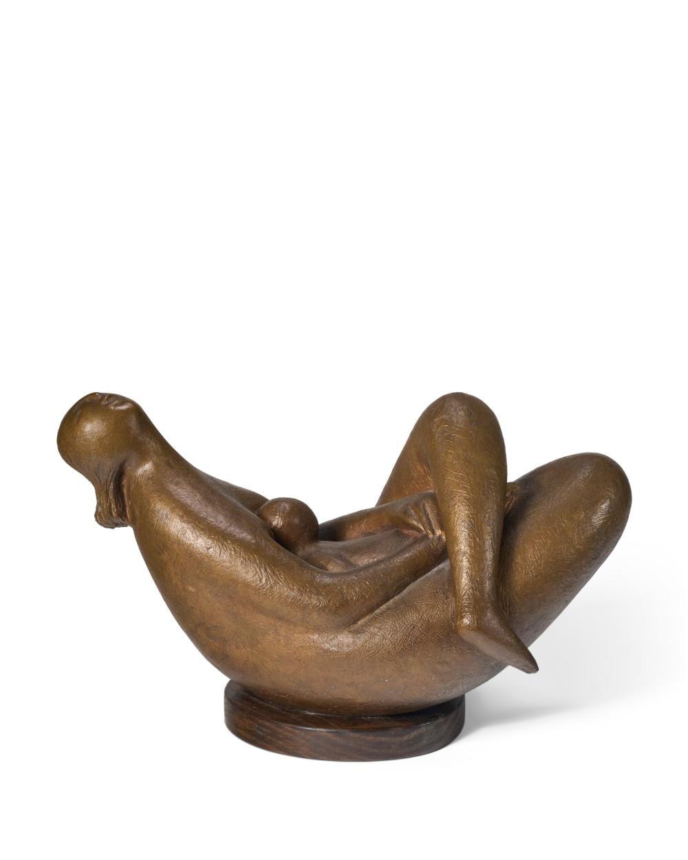 Hugo Robus comparable auction result: hugo robus 1885 1964 cradle song bronze with brown patina10 in 26 c