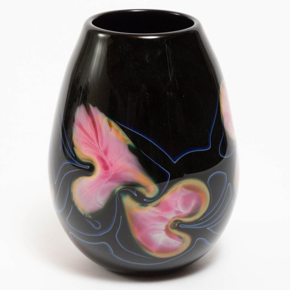 John Lotton comparable auction result: john lotton american b 1964 leaf and vine glass vase 1989