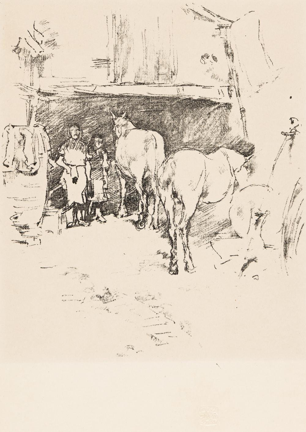 James Abbott McNeill Whistler comparable auction result: james abbott mcneill whistler 1834 1903 the smith s yard 1864