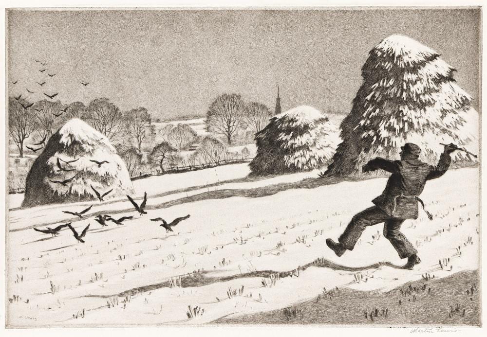 Martin Lewis comparable auction result: martin lewis 1881 1962 angry man 1935